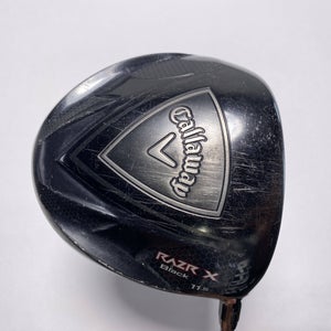 Callaway Razr X Black Driver 11.5* Fujikura Motore F8 Regular Graphite Mens RH