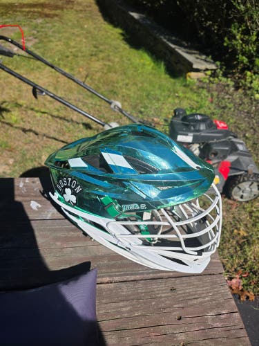 Metallic Green Cascade XRS Pro Helmet (Used).
