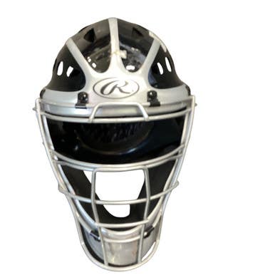 Used Rawlings COOLFLO Catchers Helmet w/Mask Grey MD 11479-S000405794