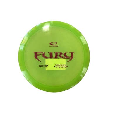 Used Latitude 64 FURY Disc Golf Driver Lime Green 153g 11479-S000405767