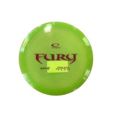 Used Latitude 64 FURY Disc Golf Driver Lime Green 153g 11479-S000405767