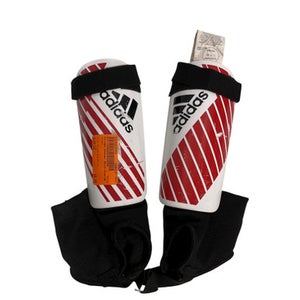 Used Adidas Soccer Shin Guards Junior Maroon And White LG 11847-S000029868