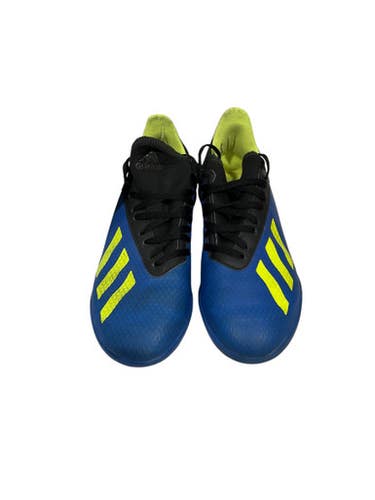 Used Adidas Soccer Indoor Shoes Royal Blue Junior 04 11847-S000029865