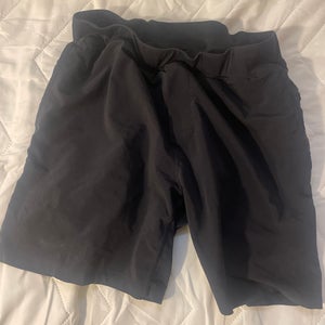 Black Fabletics Medium Athletic Shorts with built in liner (Used)