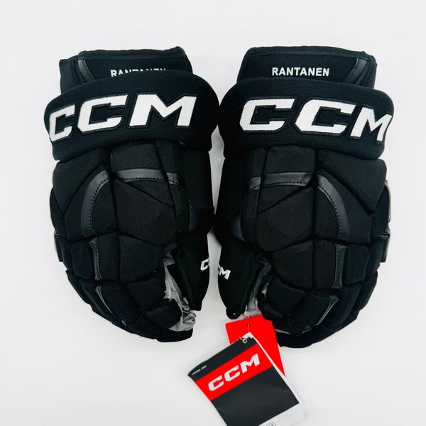 New Rantanen NHL Pro Stock CCM HG12 Hockey Gloves-15”-Custom Grey Palms
