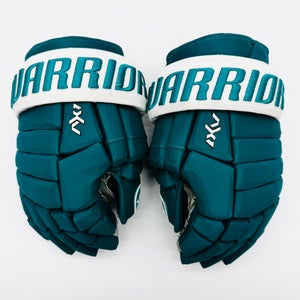 Like New Karlsson San Jose NHL Pro Stock Warrior Alpha AX1 Hockey Gloves-14"