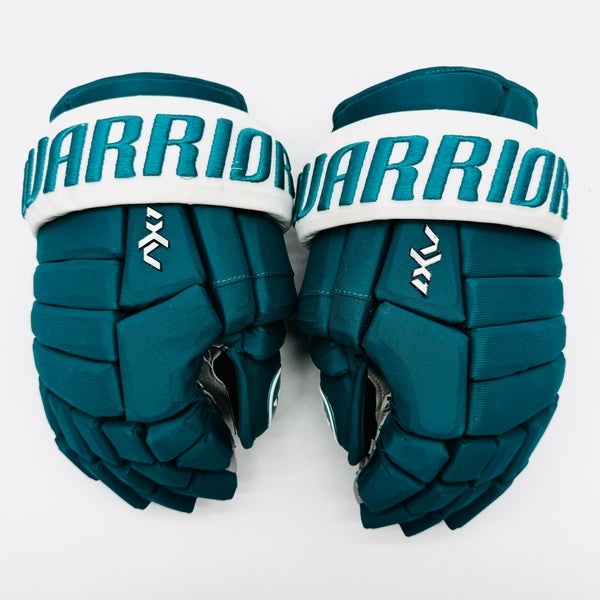 Like New Karlsson San Jose NHL Pro Stock Warrior Alpha AX1 Hockey Gloves-14"