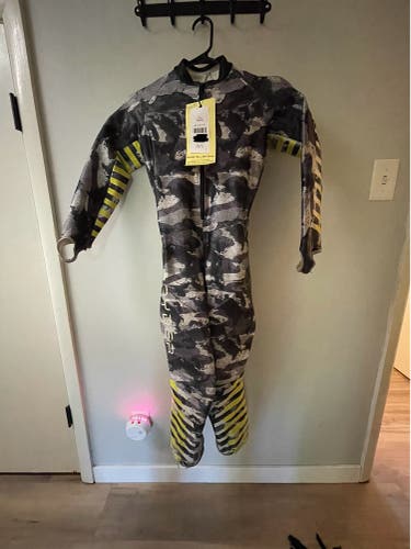 Unisex Spyder Padded Racing Ski Suit (Used) 14/16