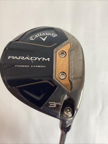 Callaway Paradym Forged Carbon Fairway 3 Wood HL 16.5* HZRDUS 5.5 Regular Graphi