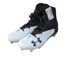 Used Under Armour Adult FB Cleats White Senior 8.5 11833-S000166409