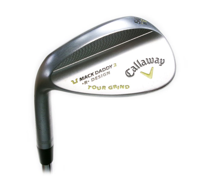 LH Callaway Mack Daddy 2 56*/11* Tour Grind Wedge Steel True Temper Wedge Flex