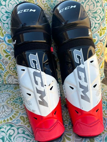 Senior CCM JetSpeed FT4 16" Shin Pads (Used)
