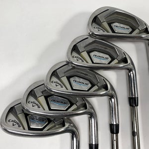 Callaway Rogue Iron Set 7-PW+AW UST Mamiya Recoil ESX 460 F2 Senior RH