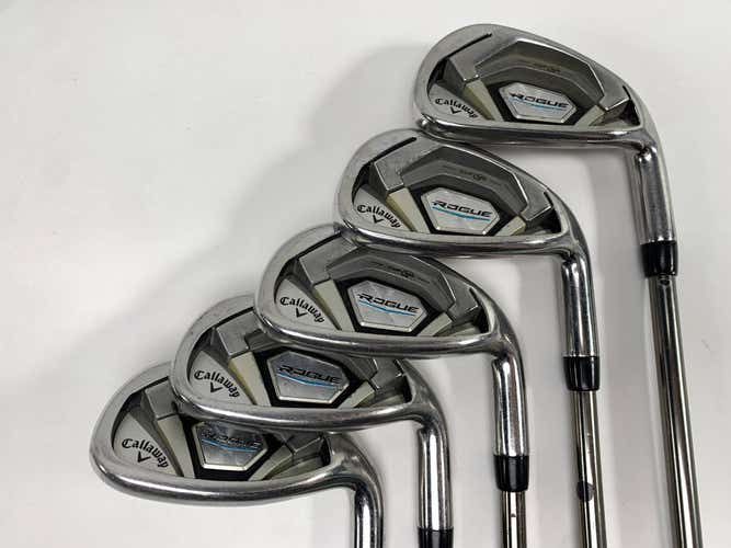 Callaway Rogue Iron Set 7-PW+AW UST Mamiya Recoil ESX 460 F2 Senior RH