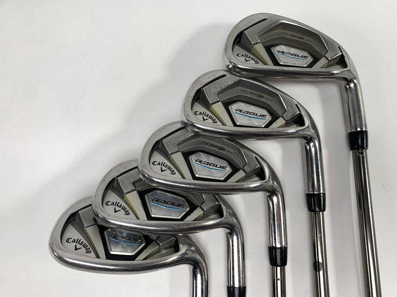 Callaway Rogue Iron Set 7-PW+AW UST Mamiya Recoil ESX 460 F2 Senior RH