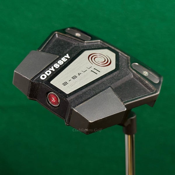 Odyssey 2-Ball Tour Lined 11 CH 35" Crank-Hosel Putter Stroke Lab Red