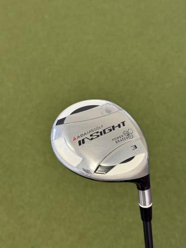 Adams Insight 15 3 Fairway Wood Stiff Flex Aldila G75 NICE! Power Brazed Ti