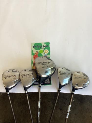 King Cobra Offset SZ Lefthanded LH Woods Set 1-3-5-7-9 Lite Flex Senior Graphite