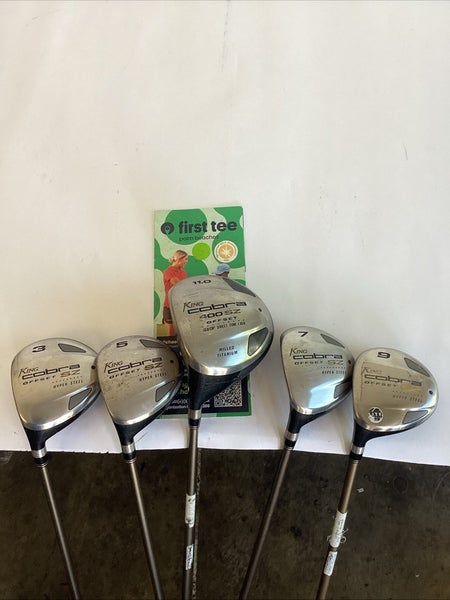 King Cobra Offset SZ Lefthanded LH Woods Set 1-3-5-7-9 Lite Flex Senior Graphite