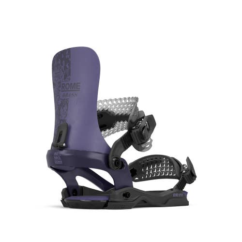 Rome Brass AW Snowboard Bindings M/L (Women's US 9-11.5) Purple 2026