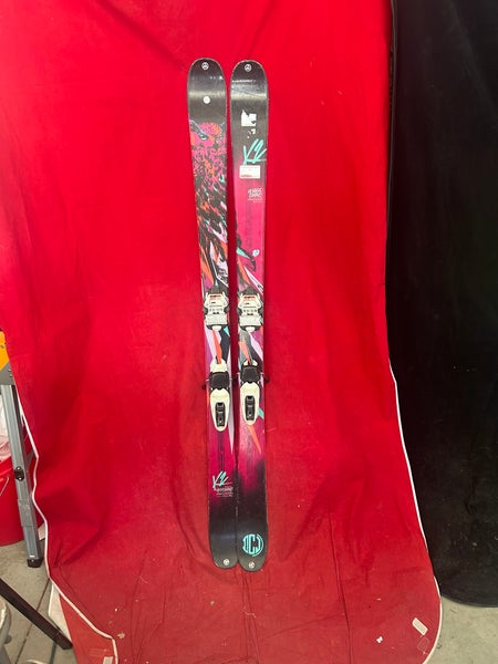 K2 Miss Conduct 159cm twin tip all mountain ski, binding: Marker, Range: 267-292
