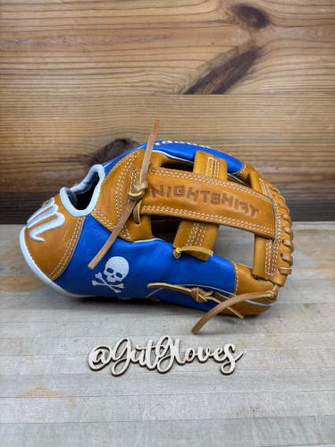 Marucci 11.5” Nightshift “Top Sider” Horween Tan and Horween Blue Leathers - Super Rare