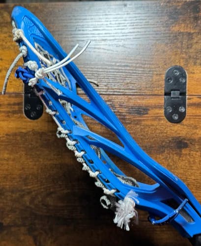 Powell Lacrosse Head with ECD Carbon Pro Shaft - Royal Blue