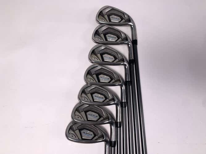 Callaway Rogue Iron Set 4-PW Aldila Synergy 60g Senior Graphite Mens RH