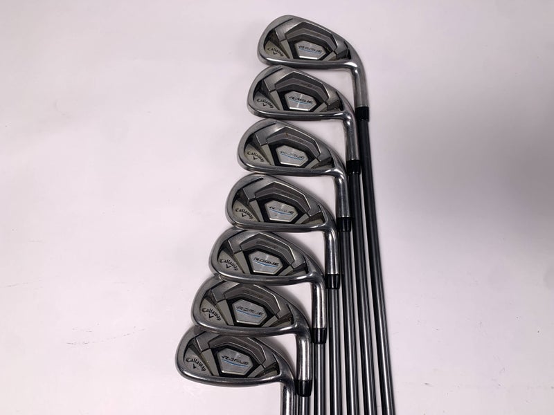 Callaway Rogue Iron Set 4-PW Aldila Synergy 60g Senior Graphite Mens RH