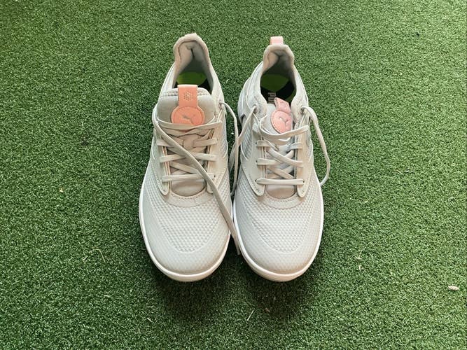 Puma Ignite Malibu High Rise Puma Silver Rose Dust Women Spikeless Golf Shoes