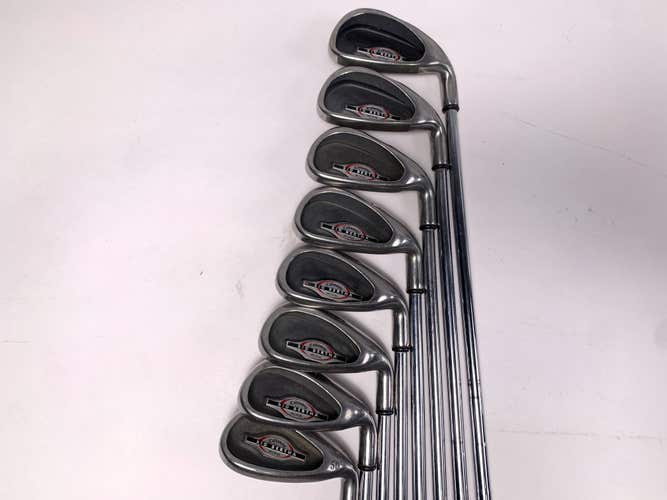 Callaway Big Bertha 2002 Iron Set 4-PW+GW Big Bertha Uniflex Steel Mens RH