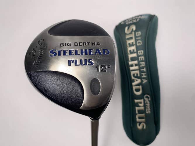 Callaway Steelhead Plus Driver 12* Big Bertha Gems Ladies RH HC Dent