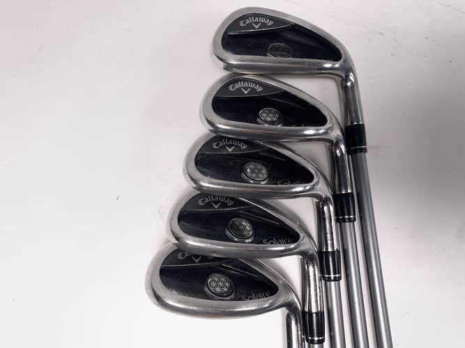 Callaway Solaire 2018 Iron Set 7-PW+SW Solaire Ladies Graphite Womens RH