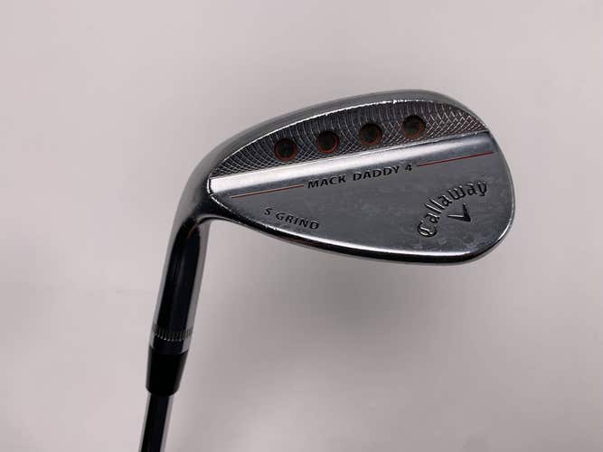 Callaway Mack Daddy 4 Chrome Sand Wedge SW 54* 10 S-Grind DG S200 Wedge Mens LH