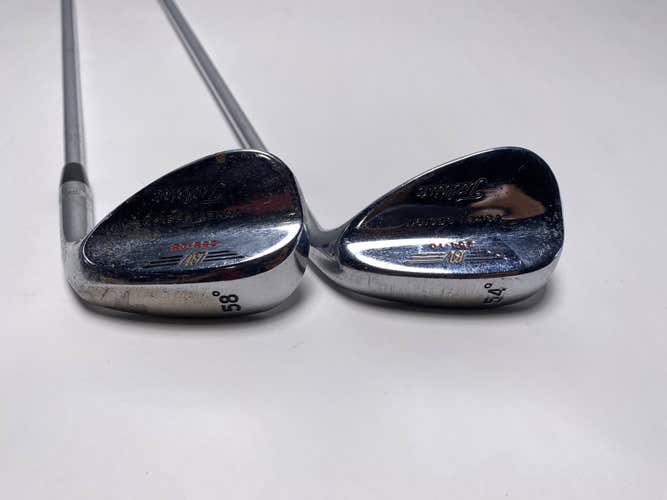 Titleist Vokey Chrome 200 Wedge Set 54* 58* Precision Rifle FCM 5.5 Mens RH