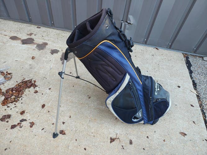 Callaway Warbird Dual Golf Stand Stand Bag Black w Raincover
