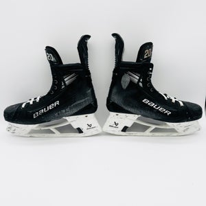 Custom Black Bauer Vapor Hyperlite 2 Hockey Skates-11 1/4 Fit 2-306