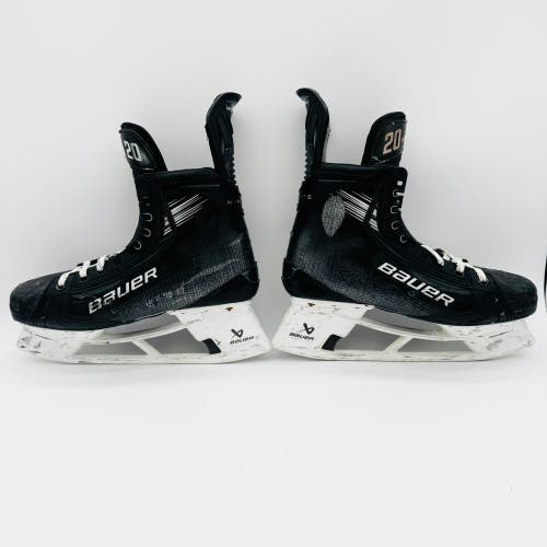 Custom Black Bauer Vapor Hyperlite 2 Hockey Skates-11 1/4 Fit 2-306