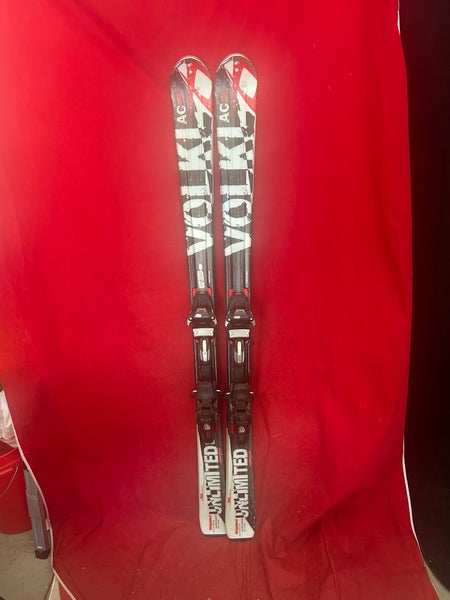 Volkl unlimited AC30 156cm all mountain ski, binding: marker wide ride, range: 270-374
