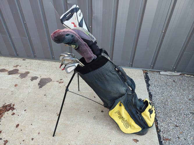 Callaway X-14 12 Piece  Ladies Flex Graphite Complete Golf Set w Ping Stand Bag