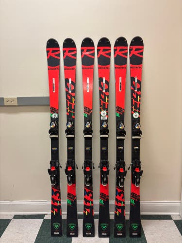 Rossignol Hero FIS SL Pro 165 cm Racing Skis With Bindings Max Din 15 (Used)