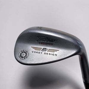 Titleist Vokey Spin Milled Lob Wedge LW 58* 8 DG Wedge Steel Mens RH