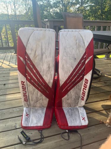Bauer Vapor 3X Goalie Leg Pads senior large 35”  (Used)