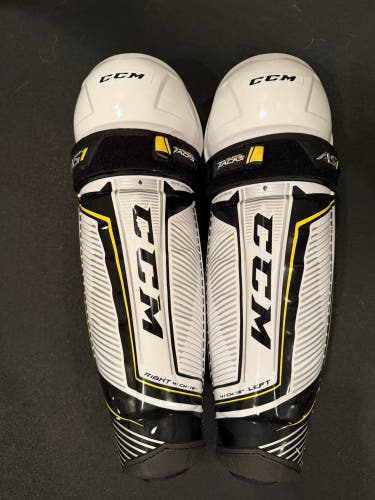 Senior CCM Super Tacks AS1 16" Shin Pads (New)