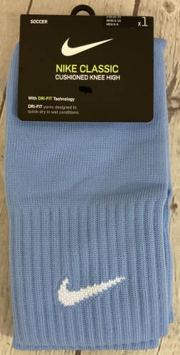 Nike Classic Cushioned Knee High Soccer Socks Dri Fit Quick Dry Moisture Wicking