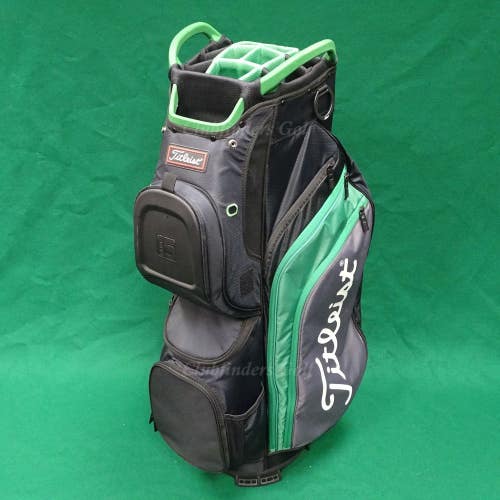Titleist Cart 15 Black/Graphite/Green 15-Way Golf Cart Bag (No Raincover)