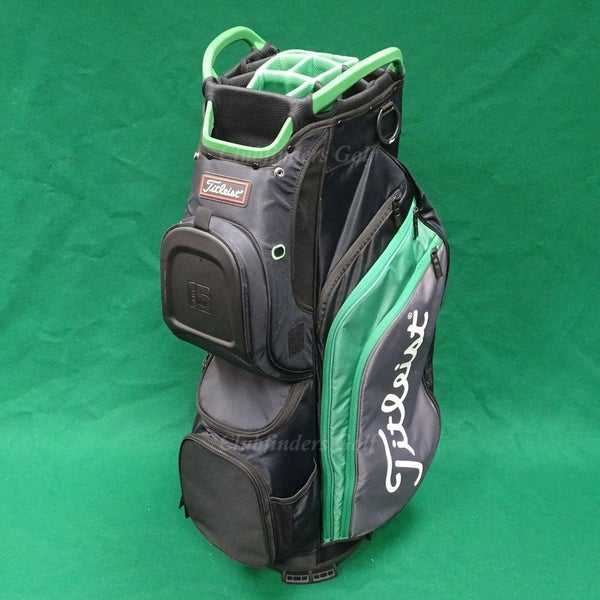 Titleist Cart 15 Black/Graphite/Green 15-Way Golf Cart Bag (No Raincover)