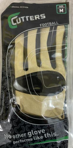 Cutters Original Receiver Football Gloves Youth Size Medium C Tack Grip Material