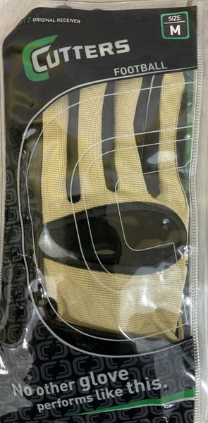 Cutters Original Receiver Football Gloves Youth Size Medium C Tack Grip Material