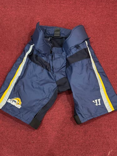 Buffalo Sabers Blue Medium Warrior Pant Shell Pro Stock Item#BSS
